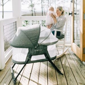 Slumber Deluxe Rocking Bassinet by Baby Delight
